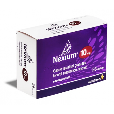 NEXIUM 10 MG ( ESOMEPRAZOLE ) GASTRO-RESISTANT GRANULES FOR ORAL SUSPENSION 28 SACHETS NEXIUM 10 MG ( ESOMEPRAZOLE ) GASTRO-RESISTANT GRANULES FOR ORAL SUSPENSION 28 SACHETS